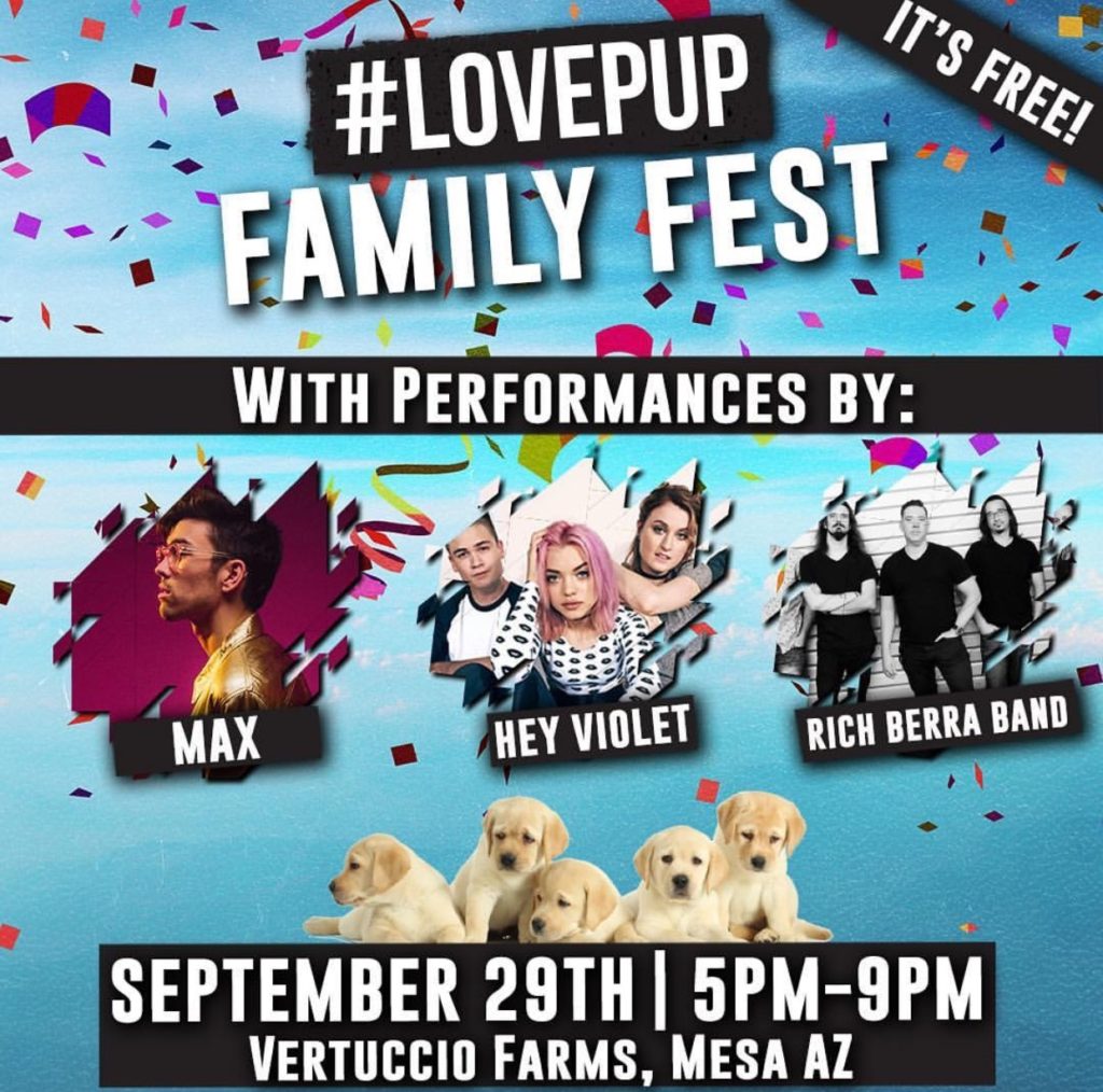Johnjay & Blake VanEs LovePup Family Fest and PACC911 Saving Paws